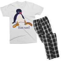 I Draw Sad Noot Penguin Meme Men's T-shirt Pajama Set | Artistshot