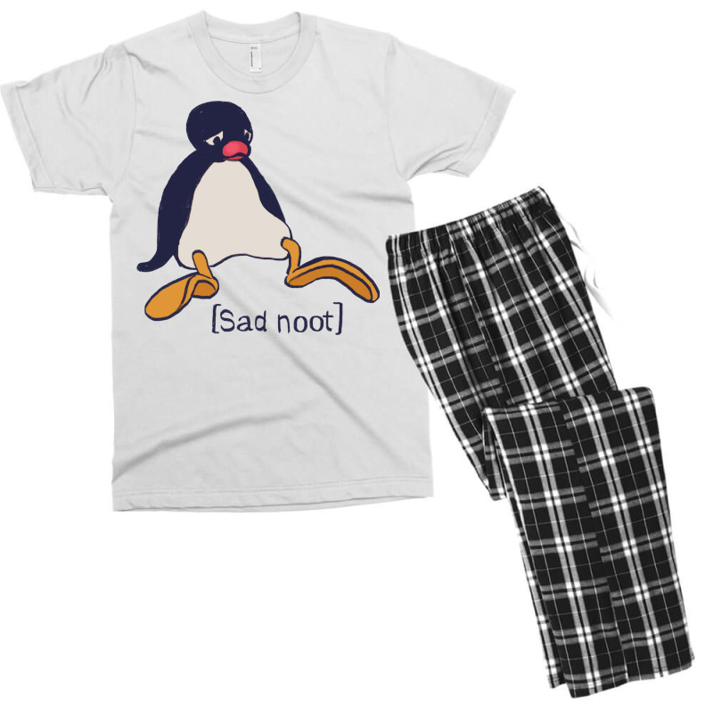 I Draw Sad Noot Penguin Meme Men's T-shirt Pajama Set | Artistshot