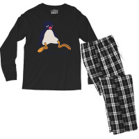 I Draw Sad Noot Penguin Meme Men's Long Sleeve Pajama Set | Artistshot