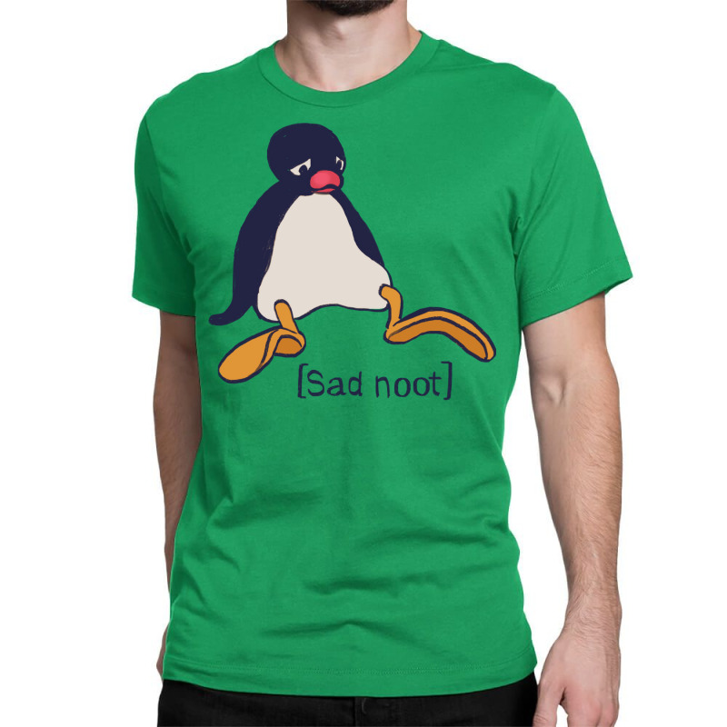 I Draw Sad Noot Penguin Meme Classic T-shirt | Artistshot