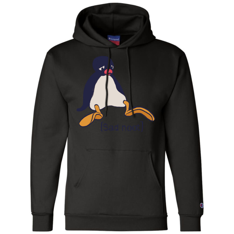 I Draw Sad Noot Penguin Meme Champion Hoodie | Artistshot