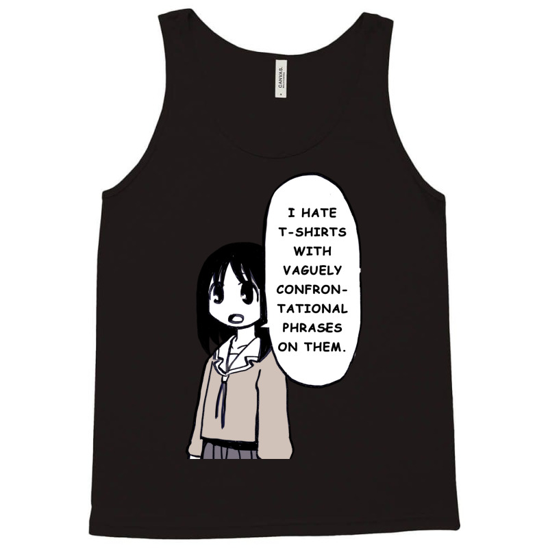 I Draw That Panel Of Osaka Saying She Doesn't Like Rude Shirts   Azuma Tank Top | Artistshot