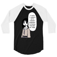 I Draw That Panel Of Osaka Saying She Doesn't Like Rude Shirts   Azuma 3/4 Sleeve Shirt | Artistshot