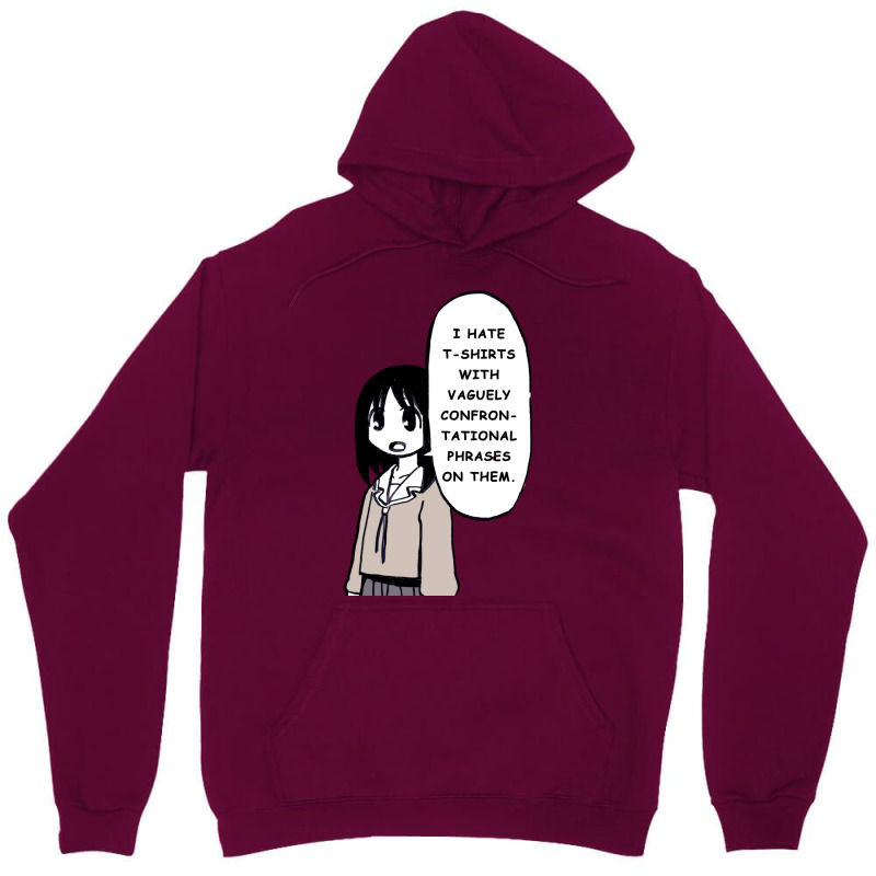 I Draw That Panel Of Osaka Saying She Doesn't Like Rude Shirts   Azuma Unisex Hoodie | Artistshot