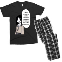 I Draw That Panel Of Osaka Saying She Doesn't Like Rude Shirts   Azuma Men's T-shirt Pajama Set | Artistshot