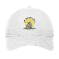 Life Is A Simulation Faded Style Nihilist Design Adjustable Cap | Artistshot