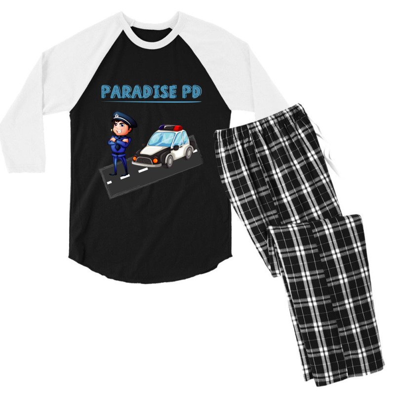 Paradise Pd Funny  Paradisepd  11 Men's 3/4 Sleeve Pajama Set by StarActon | Artistshot