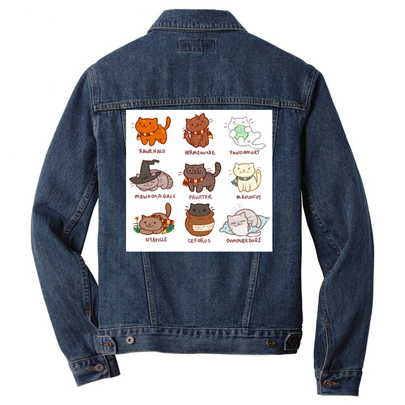 Hairy Pawtter Poster Retro Men Denim Jacket | Artistshot