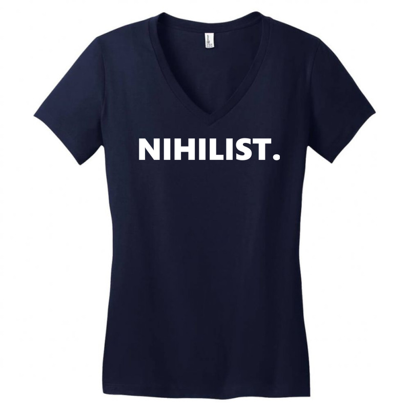 Nihilist Women's V-Neck T-Shirt by accarygaynid | Artistshot