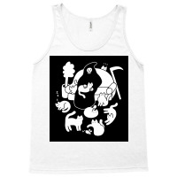 Death And His Cats Poster Nostalgia Tank Top | Artistshot