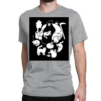 Death And His Cats Poster Nostalgia Classic T-shirt | Artistshot