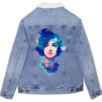 I'm The Ocean Unisex Sherpa-lined Denim Jacket | Artistshot