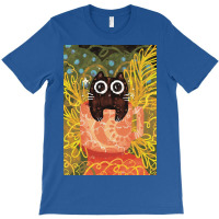 I Fit I Sit Poster Blue T-shirt | Artistshot