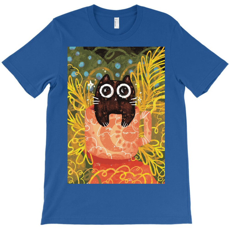 I Fit I Sit Poster Blue T-shirt | Artistshot