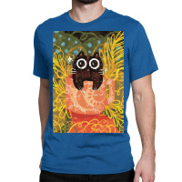 I Fit I Sit Poster Blue Classic T-shirt | Artistshot