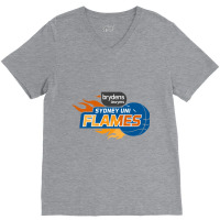 Flames, Women Sport V-neck Tee | Artistshot