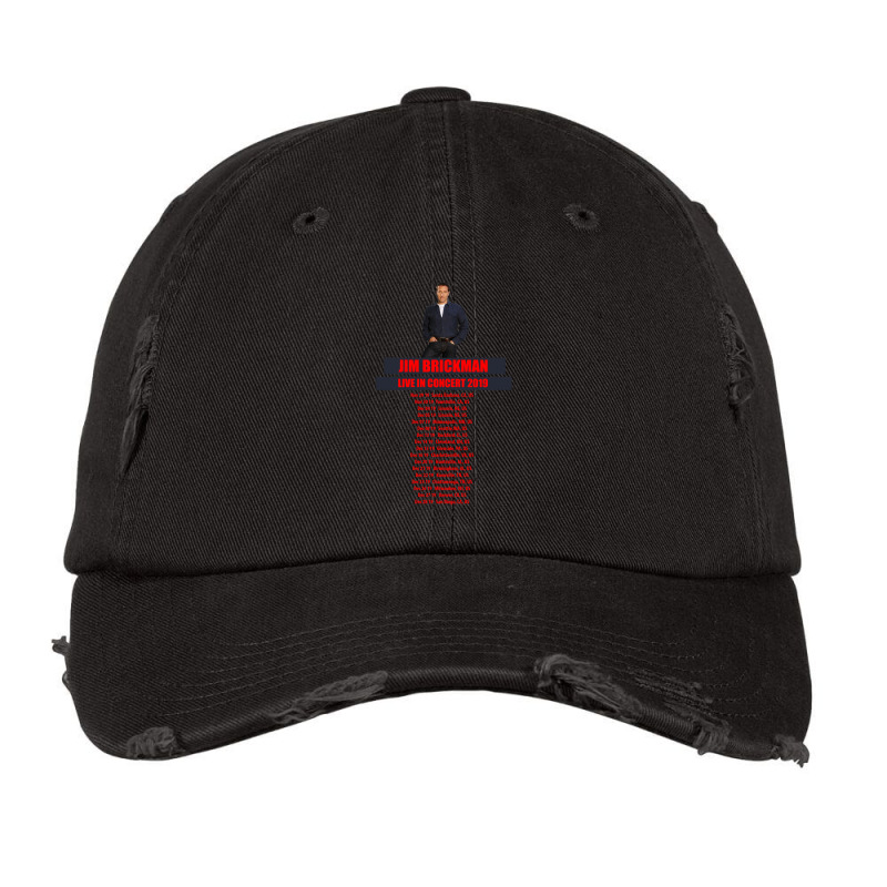 Jim Brickman Tour 2019 Back Vintage Cap by kotakagus880812 | Artistshot