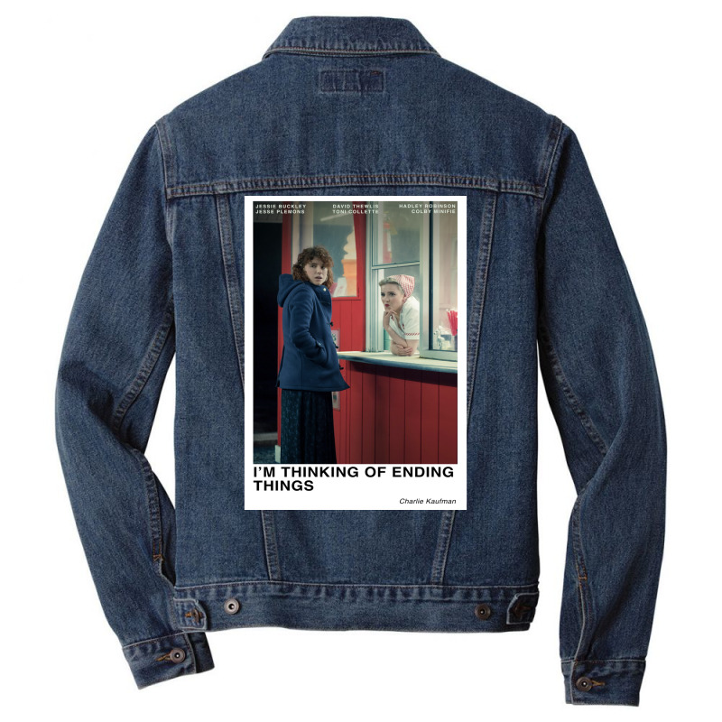 I'm Thinking Of Ending Things Men Denim Jacket | Artistshot