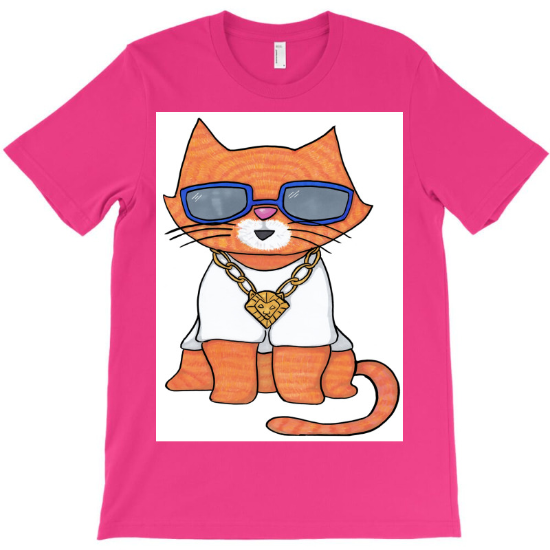 Cool Cat Poster Green T-Shirt by globossterkyc | Artistshot