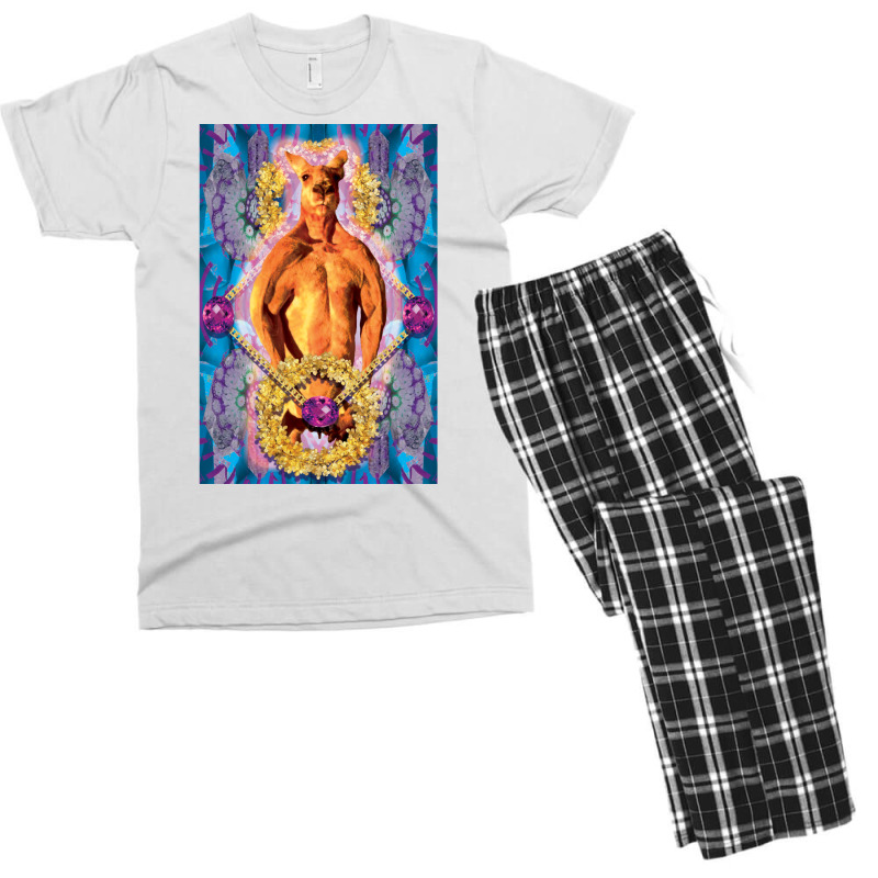 Jacked Kangaroo Men's T-shirt Pajama Set by pernerdhiwary | Artistshot