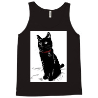 Merlin The Little Black Cat Poster Girl Tank Top | Artistshot