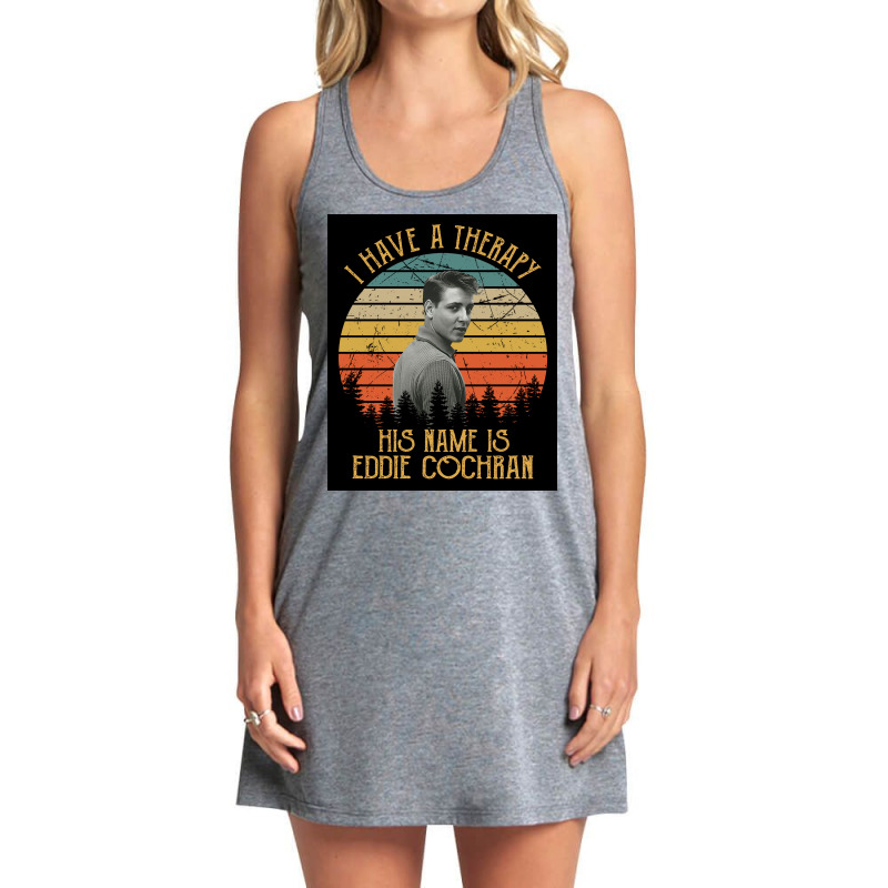 I Have A Therapy His Is Name Is Eddies Poster Aesthetic Tank Dress by dayciwesxg | Artistshot