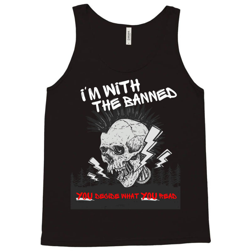 Im With The Banned V2 (no Date) Tank Top | Artistshot