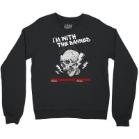 Im With The Banned V2 (no Date) Crewneck Sweatshirt | Artistshot