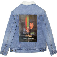 Jackson Moonwalker Poster Unisex Sherpa-lined Denim Jacket | Artistshot