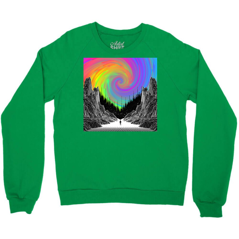 Imagination Place The Crystal Method The Trip Out Crewneck Sweatshirt | Artistshot