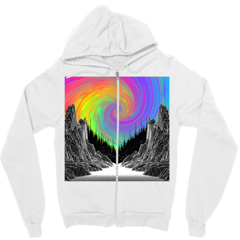 Imagination Place The Crystal Method The Trip Out Zipper Hoodie | Artistshot