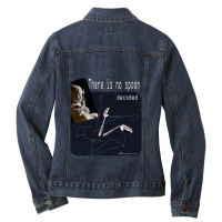 There Is No Spoon Decoded Ladies Denim Jacket | Artistshot