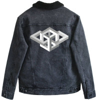 Impossible Shape 24 Unisex Sherpa-lined Denim Jacket | Artistshot