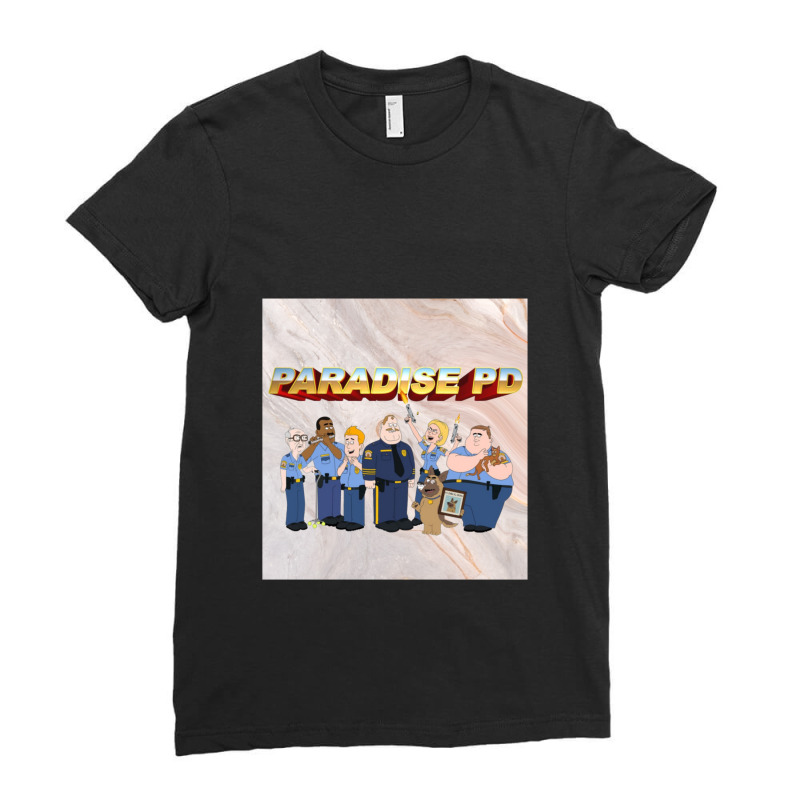 Paradise Pd Marble 1 Ladies Fitted T-Shirt by StarActon | Artistshot