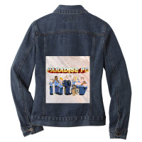 Paradise Pd Marble 1 Ladies Denim Jacket | Artistshot