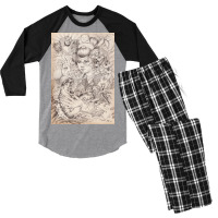 Irezumi Japanese Tattoo Design Poster Hippie Men's 3/4 Sleeve Pajama Set | Artistshot