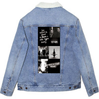 Inception Collage Unisex Sherpa-lined Denim Jacket | Artistshot