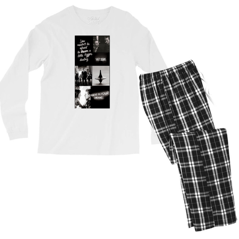 Inception Collage Men's Long Sleeve Pajama Set | Artistshot