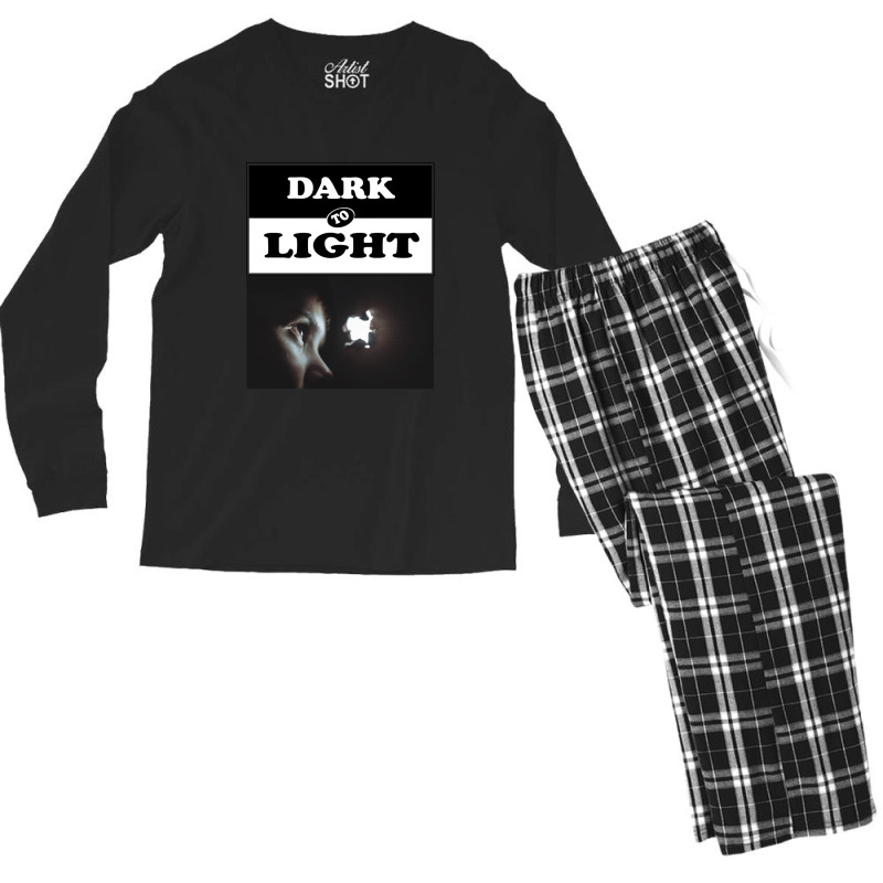 Fate And Prophecy Final Destination Halloween Dark To Light Rave Acid Men's Long Sleeve Pajama Set by StefanyIveson | Artistshot