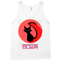 Game Over Evil Black Cat Poster Gift Tank Top | Artistshot