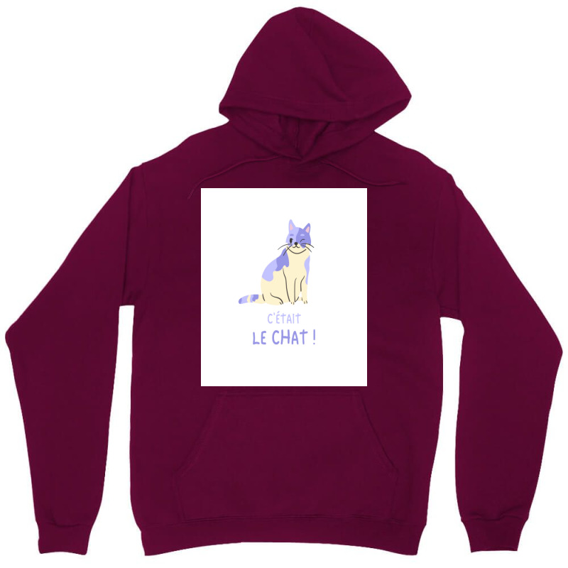 It Was The Cat Poster Vintage Unisex Hoodie | Artistshot