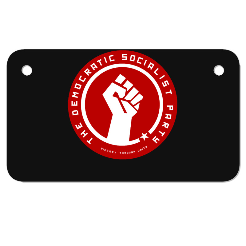 Democratic Socialists Of America   Nature Motorcycle License Plate | Artistshot