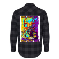 Gangster Cat Poster Stars Flannel Shirt | Artistshot