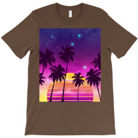 Incredibly Vibrant Sunset Synthwave T-shirt | Artistshot