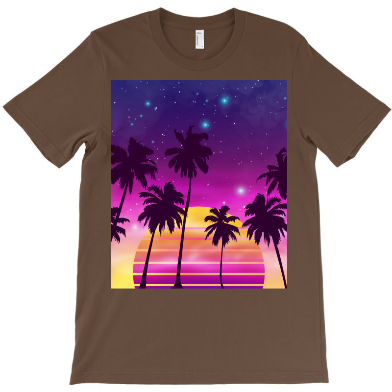 Incredibly Vibrant Sunset Synthwave T-shirt | Artistshot