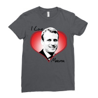 I Love Macron Fitted  Gift Ladies Fitted T-shirt | Artistshot