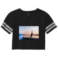 Handstands During The Sunset Scorecard Crop Tee | Artistshot