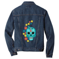 Fate And Prophecy Final Destination Halloween Skull Amelie Lens Men Denim Jacket | Artistshot