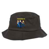 Paradise Pd Police Bullet Funny Essential 1 Bucket Hat | Artistshot