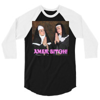 Paris Hilton And Nicole Richie Nuns 3/4 Sleeve Shirt | Artistshot